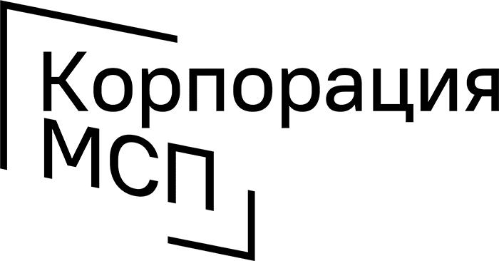 Логотип АО «Корпорация «МСП»
